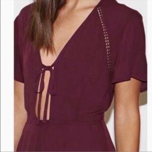 Kendall & Kylie Romper (Burgundy)